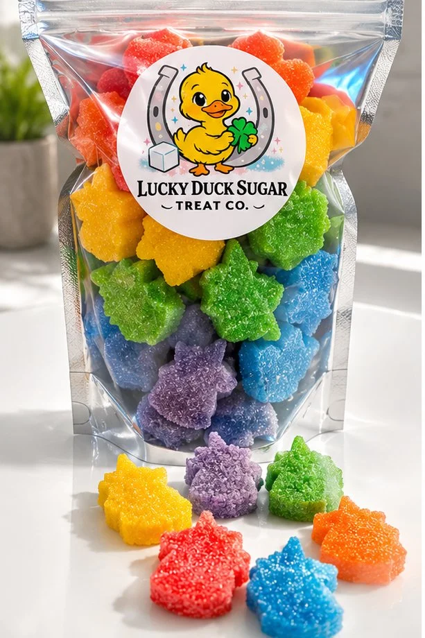 Lucky Duck Sugar Treat Co Horse Sugar Treats - Rainbow Unicorns