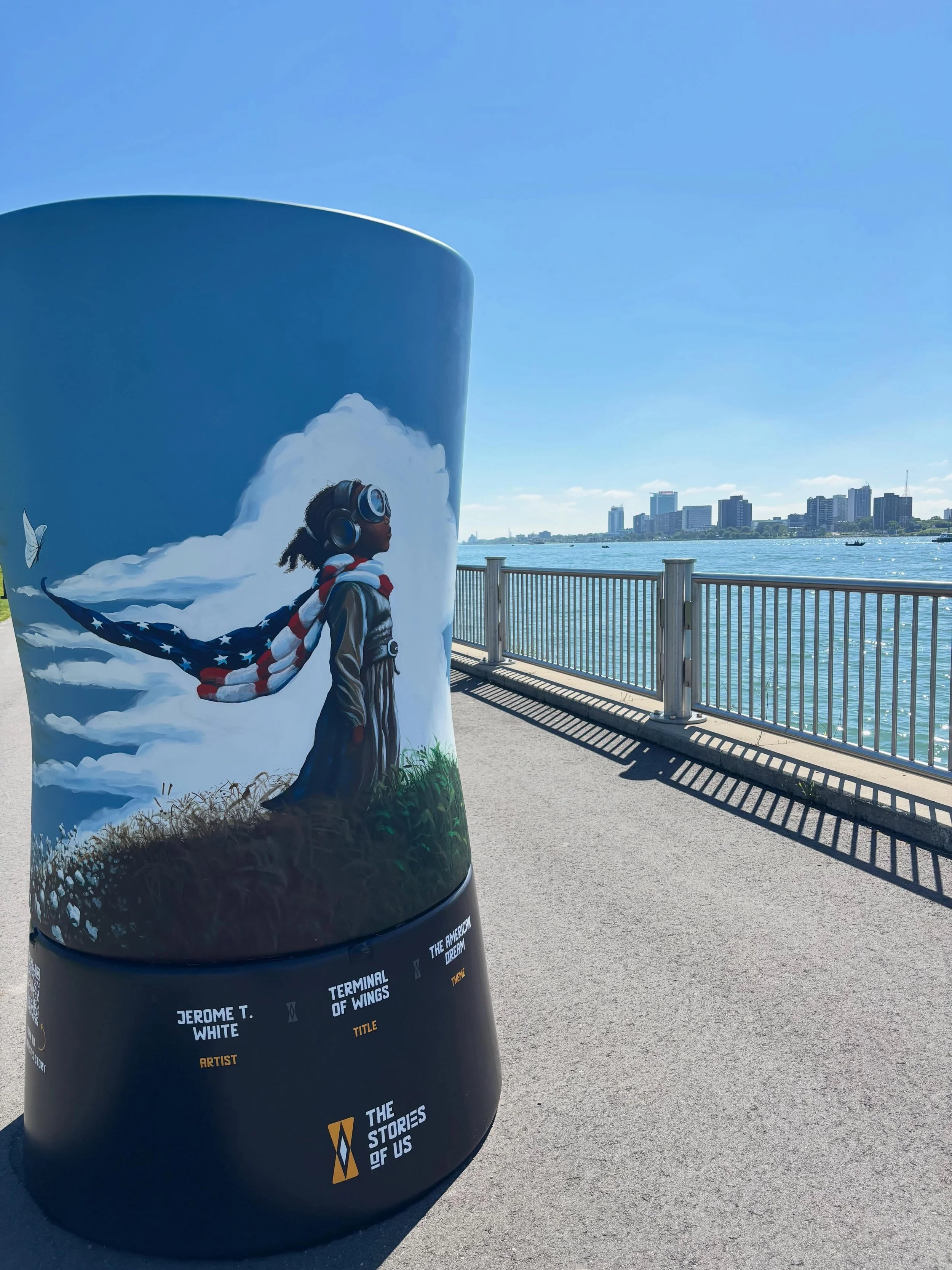 Our morning walk today took us to Centennial Park and we came across The Stories of Us installation! 🌳

This national public art initiative focuses on not only exploring the past but using that to understand the present and build towards a hopeful f