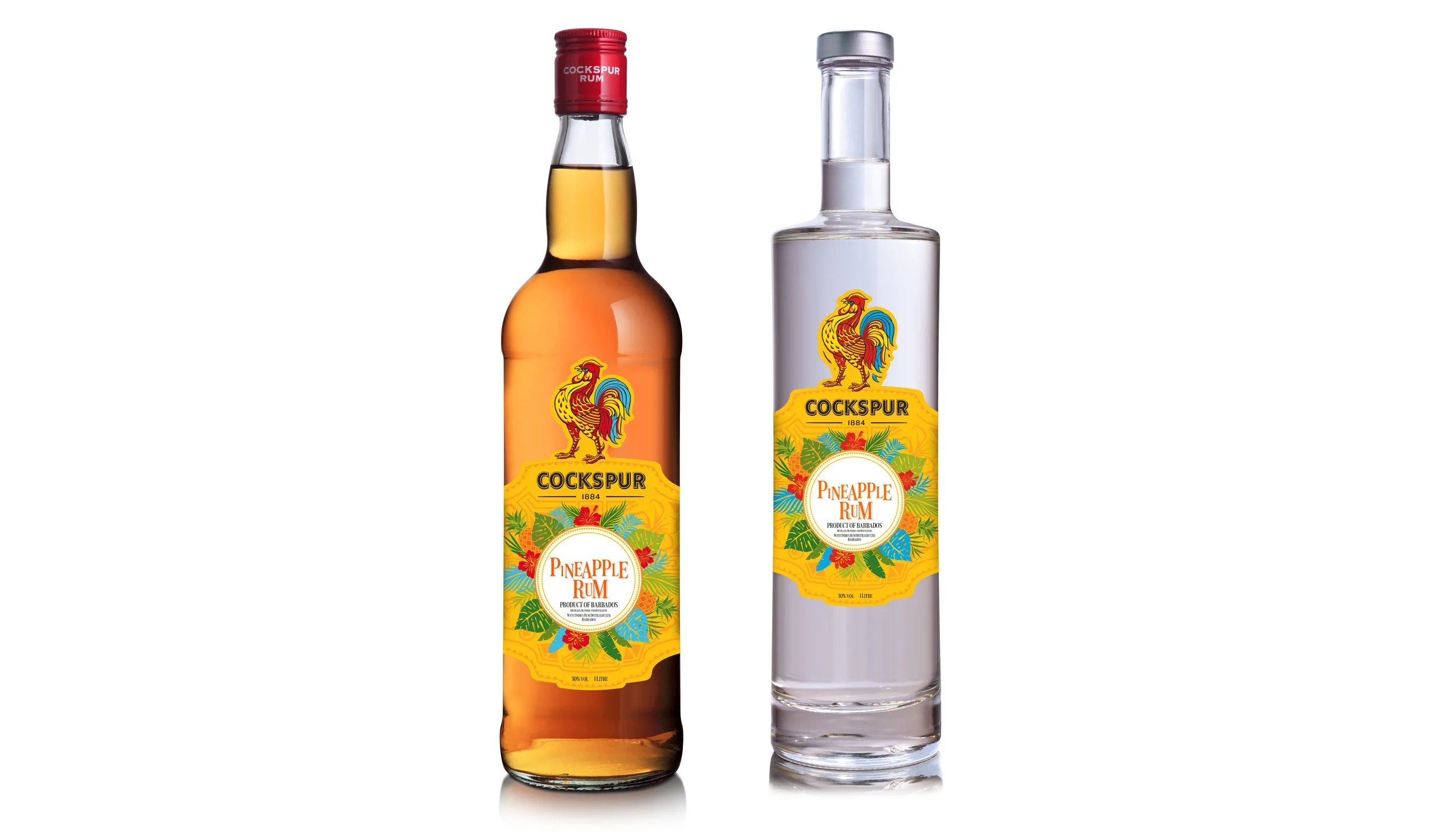 Rum Label - Cockspur Pineapple Rum