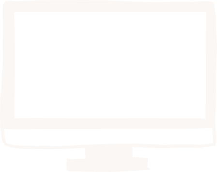 Black and white illustration of a computer monitor for Financial Strategist in Canada