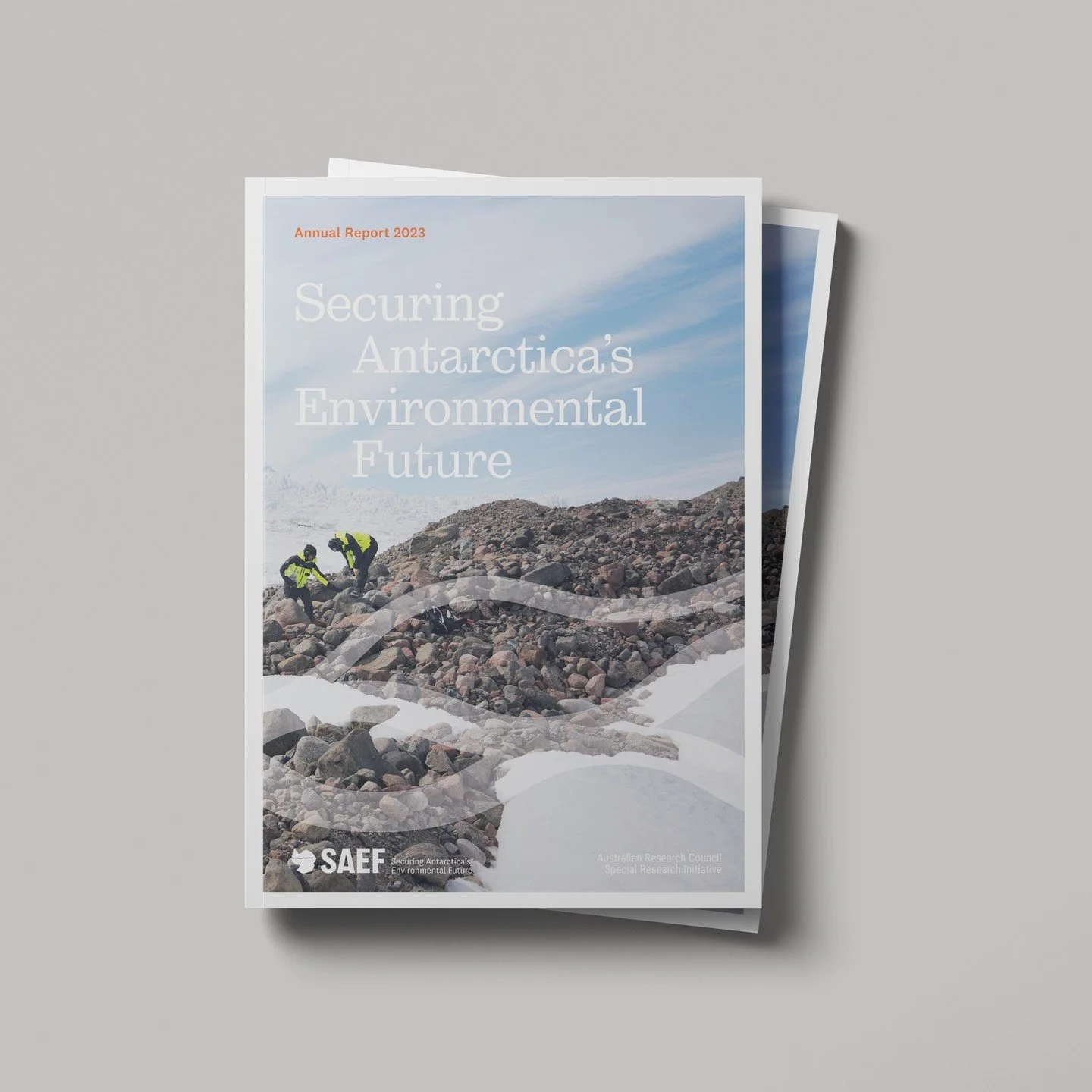 🎉 Our first annual report for the year is DONE and we're feeling grateful 🙏🏼 Not only did we have the opportunity to design the SAEF Securing Antartica's Environmental Future report for the second year in a row, but it was filled with stunning pho