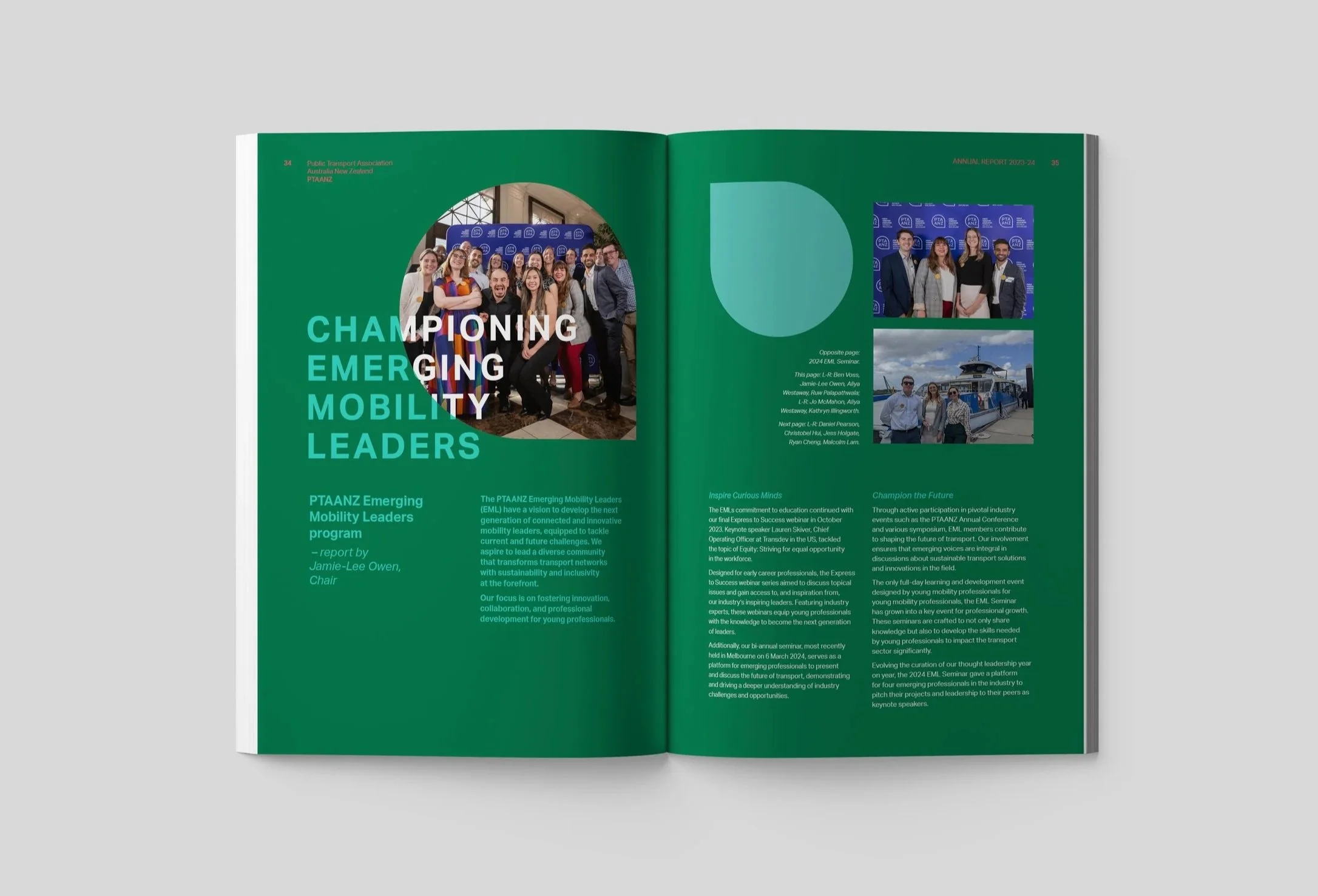 PTAANZ annual report spread