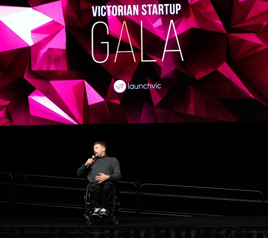 Launch Vic Victorian Startup event Dylan Alcott host