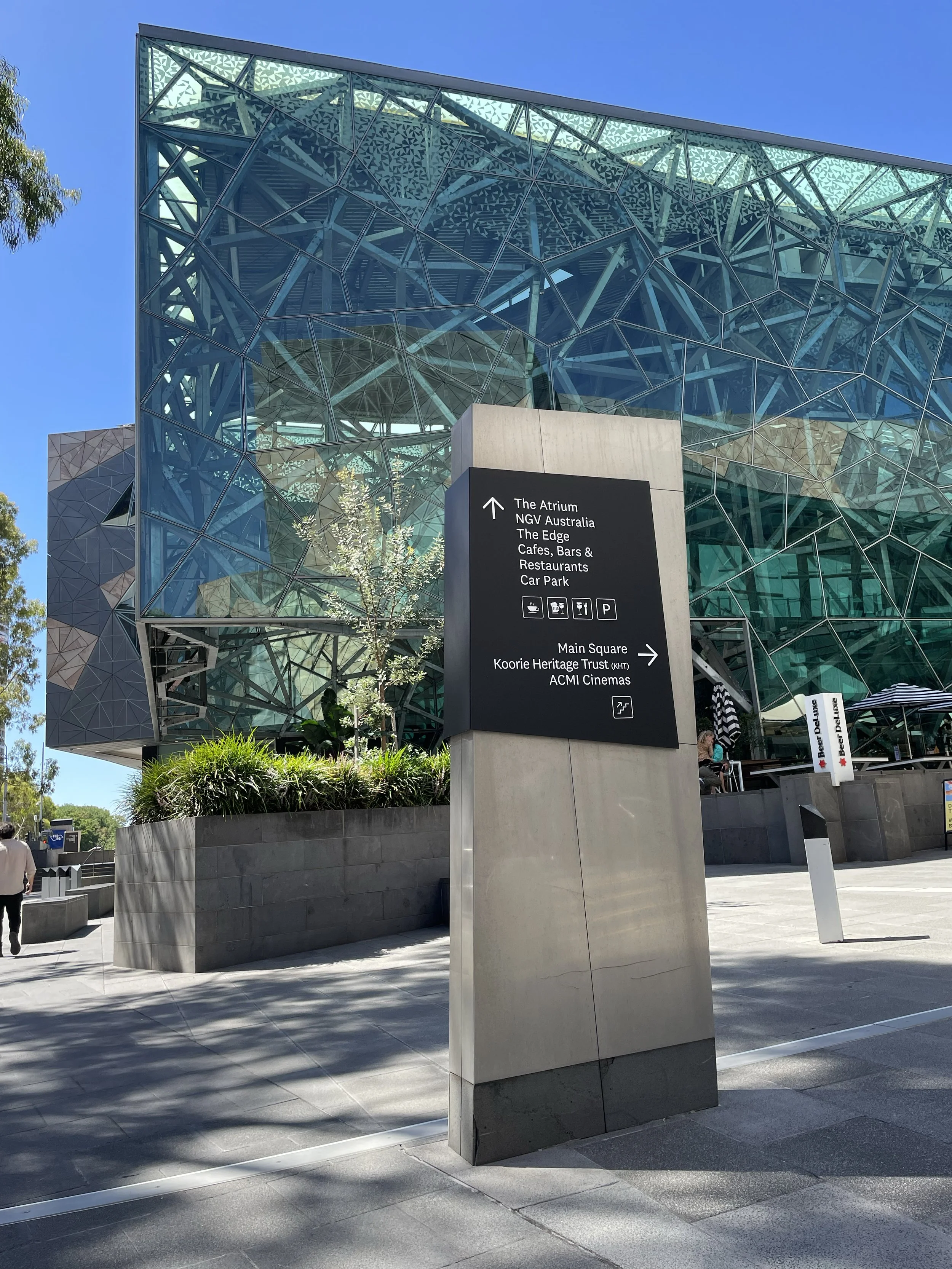 Federation Square signage
