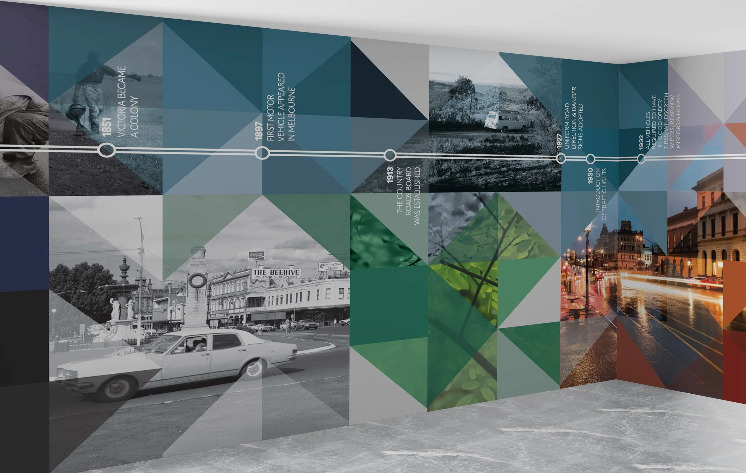 Department of Transport - Ballarat Hub Mural