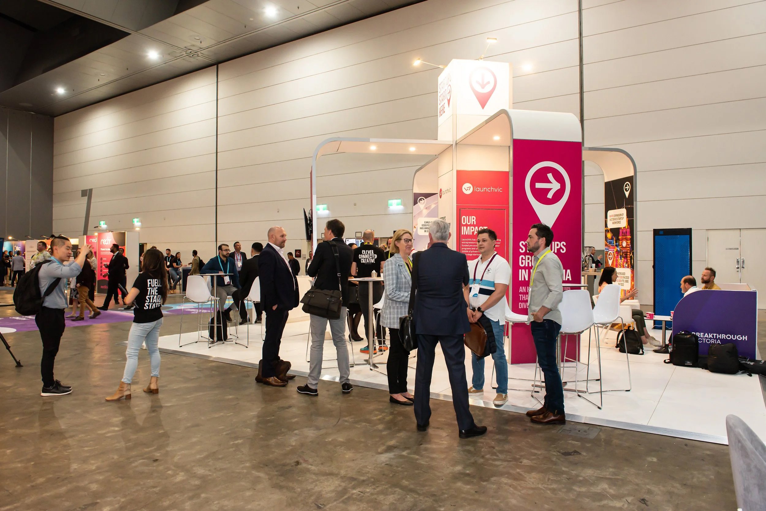 Launch Vic Victorian Startup booth