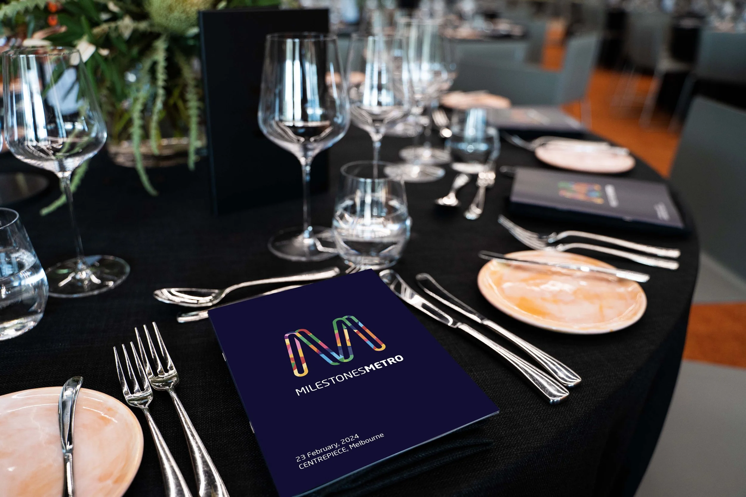 Melbourne Metro Milestone menu
