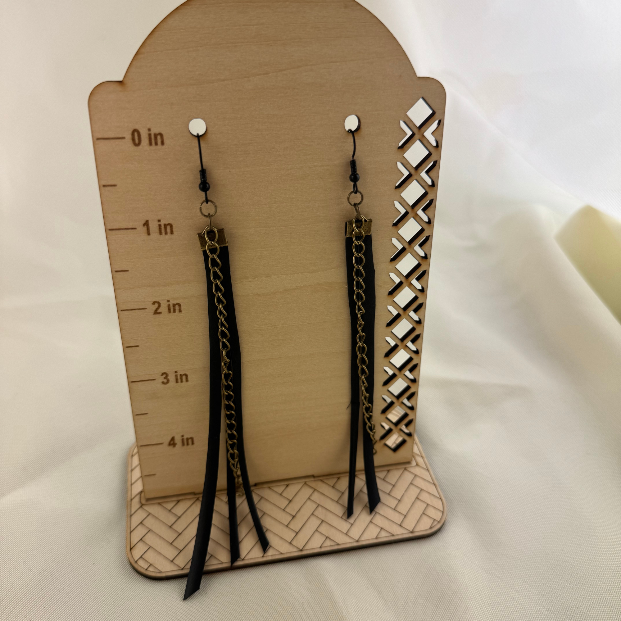 Tassel Up-cycled Bike Tube and Chain Earrings (3).png