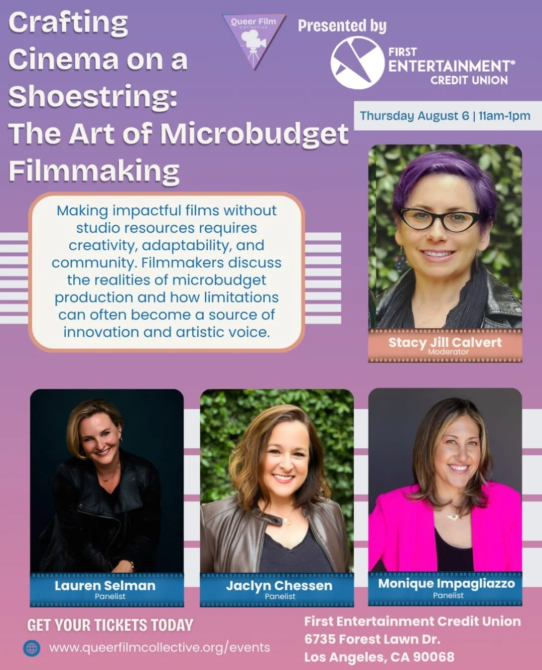 Great films aren&rsquo;t always made with big budgets. They&rsquo;re made with resourcefulness, collaboration, and people who refuse to let limited resources stop them from telling important stories.

Join us on Thursday, August 6 from 11AM&ndash;1PM