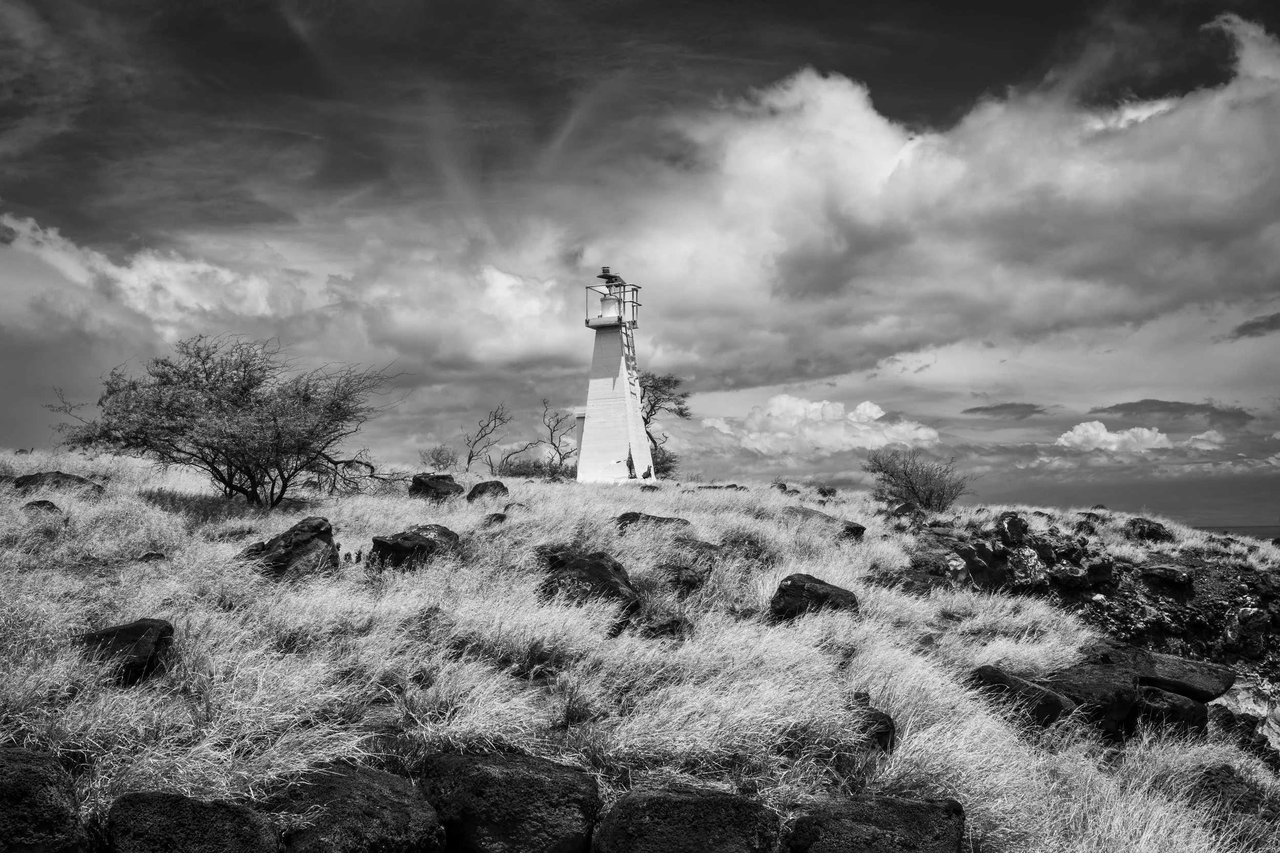 Lighthouse and Clouds, 2026 — Hawaiʻi Island, Hawaiʻi