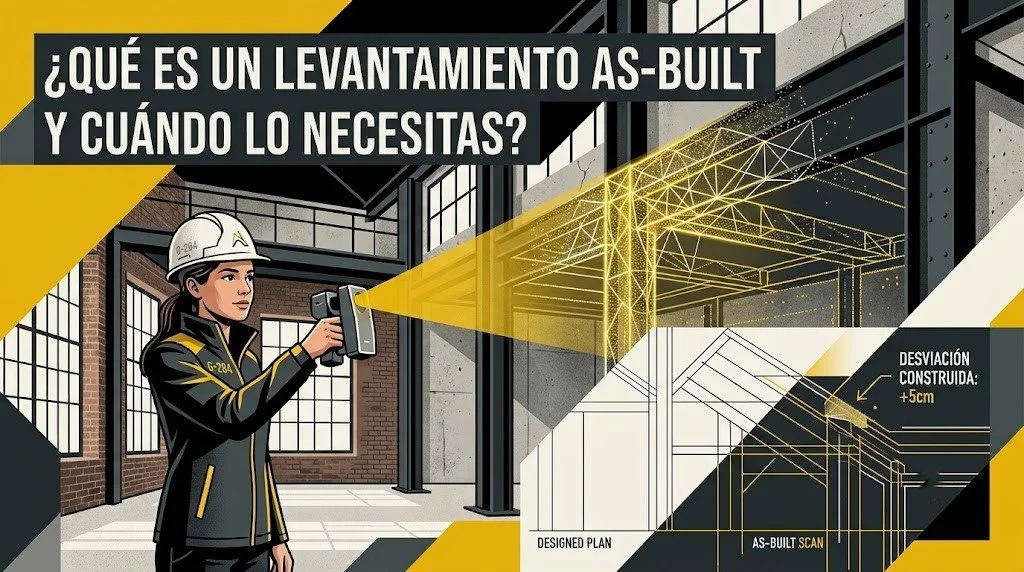 ¿Qué es un levantamiento as-built y cuándo lo necesitas?
