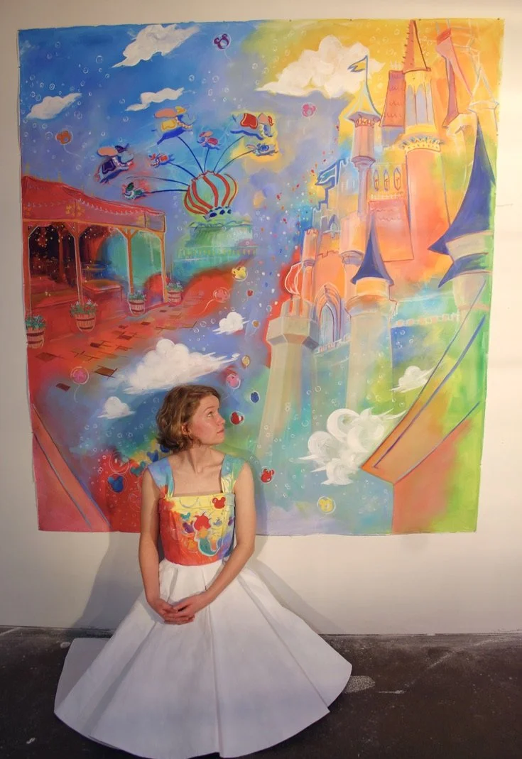 Disney, 2021
Acrylic on Unstretched Canvas
 73 x 66.5 in.