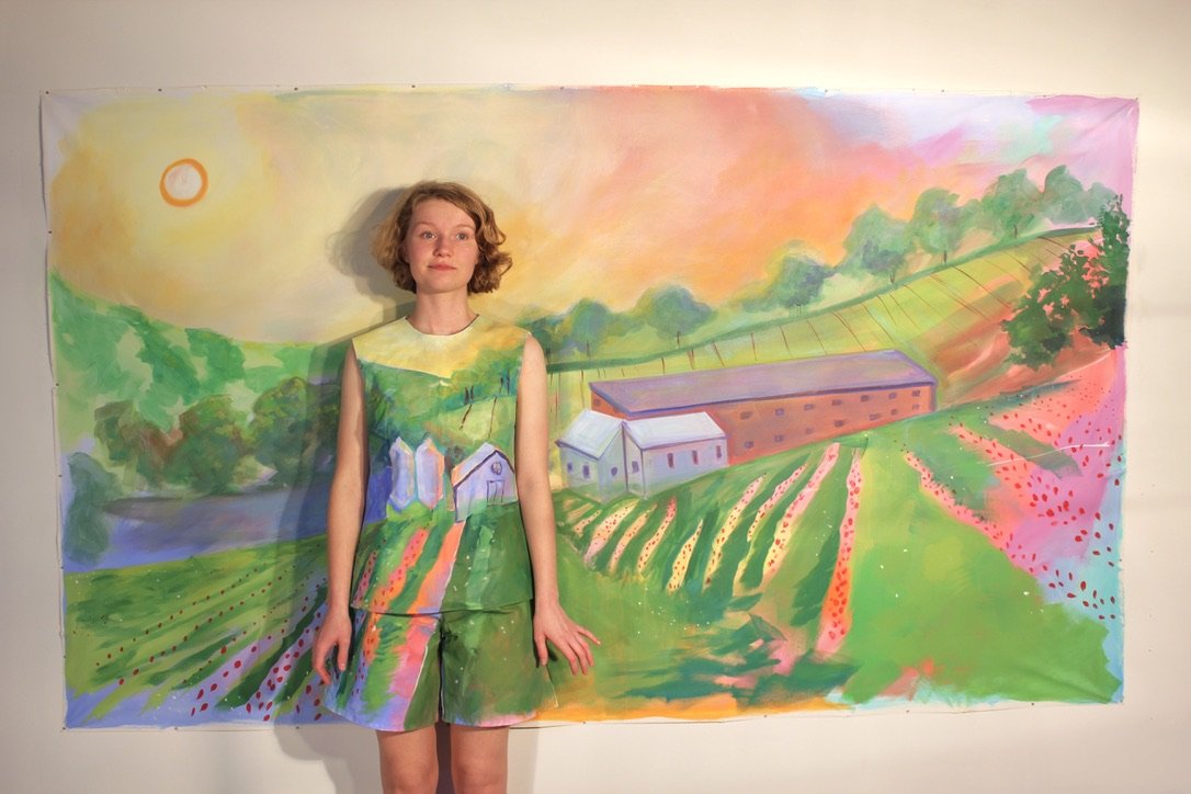 Strawberry Fields, 2021
Acrylic on Unstretched Canvas
52.5 x 90 in.