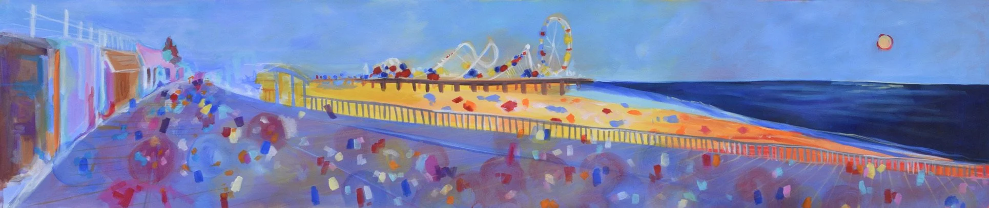 Wildwood (without garments), 2021
Acrylic on Unstretched Canvas 
20 x 90 in.