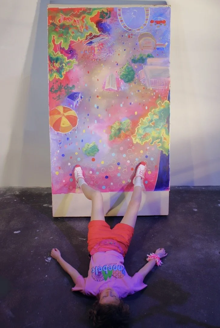 Knoebels, 2021
Acrylic on Unstretched Canvas
73 x 48 in.