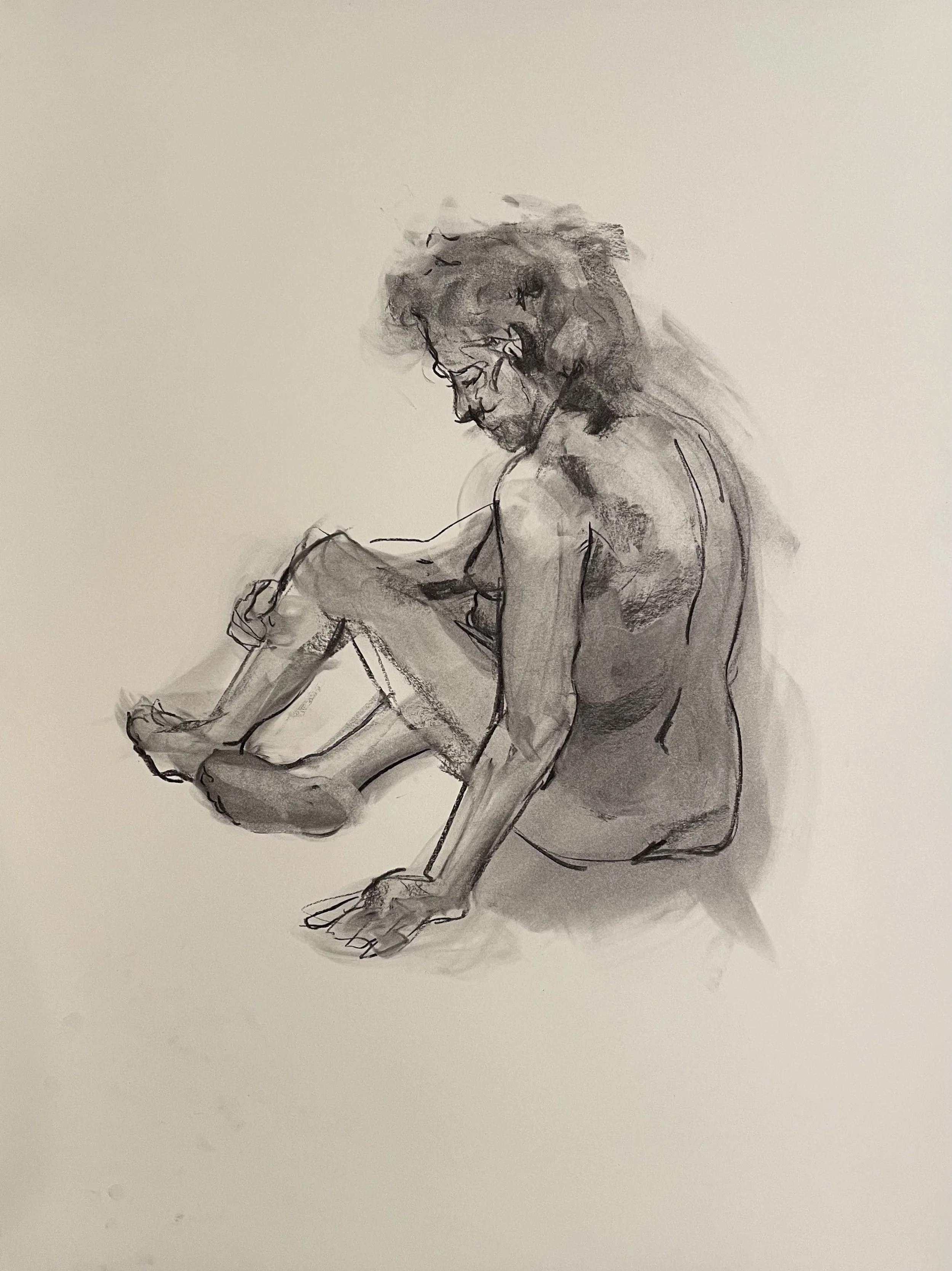 Charcoal Figure Drawing, 2023
Charcoal on Paper
24 x 18 in.