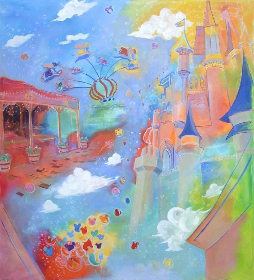 Disney (without garment), 2021
Acrylic on Unstretched Canvas
 73 x 66.5 in.