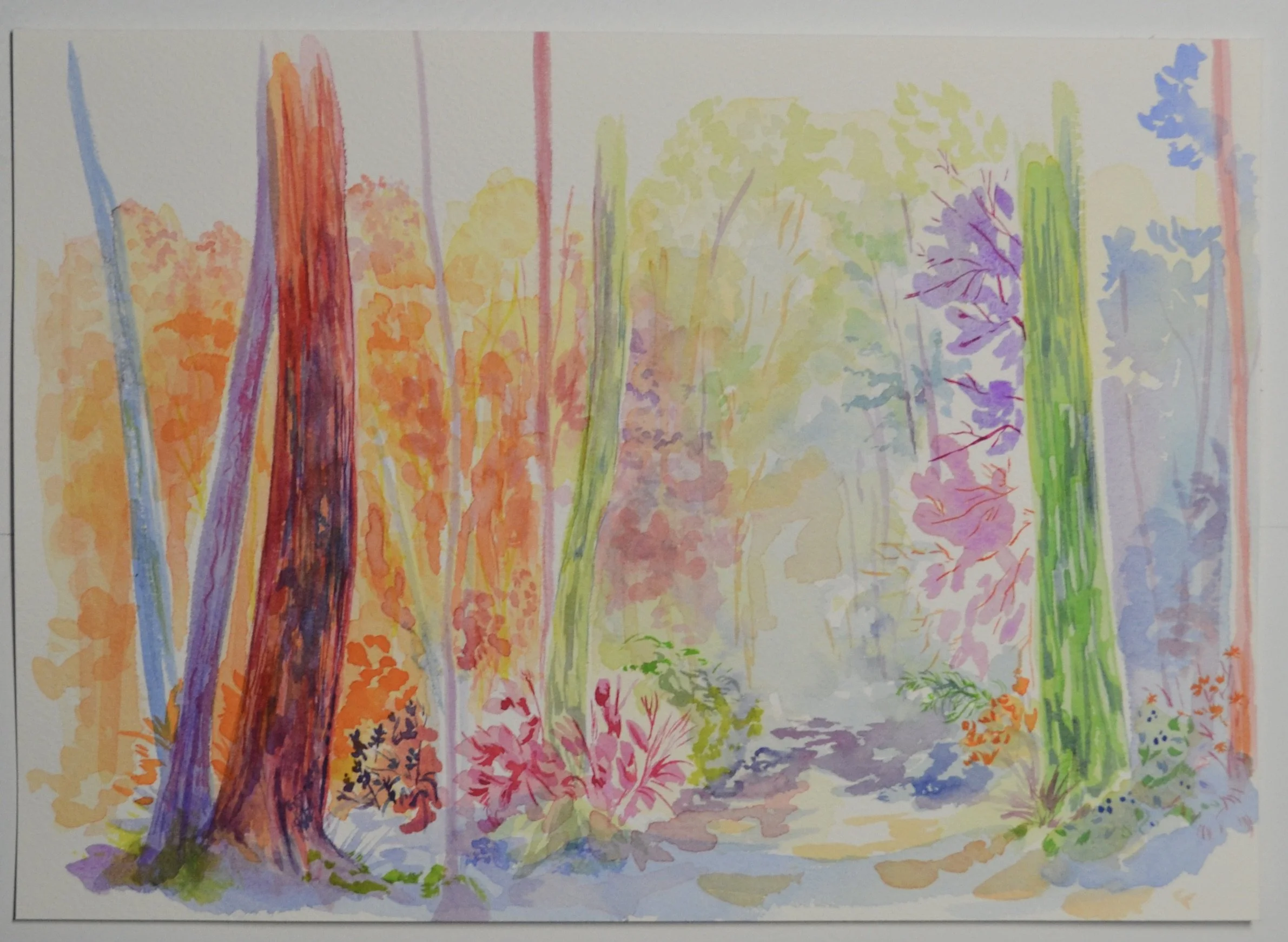 Storybook Forest, 2022
Watercolor on Cold Pressed Paper
12 x 16 in.