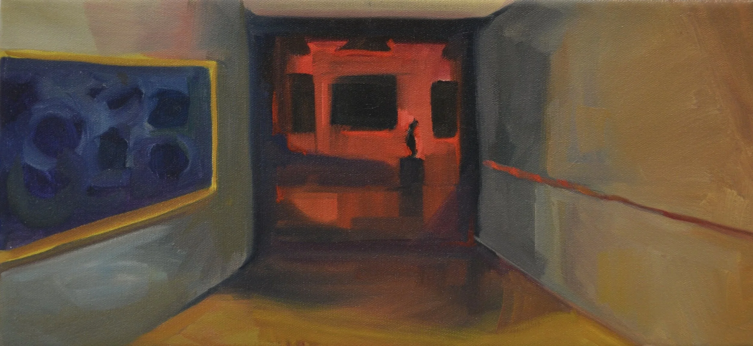 After Hours, 2023
Oil on Canvas (Composition by Brendan McKelvy)
8 x 17 in.