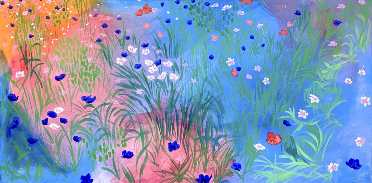 Evening Meadow, 2021
Acrylic on Canvas
24 x 48 in.