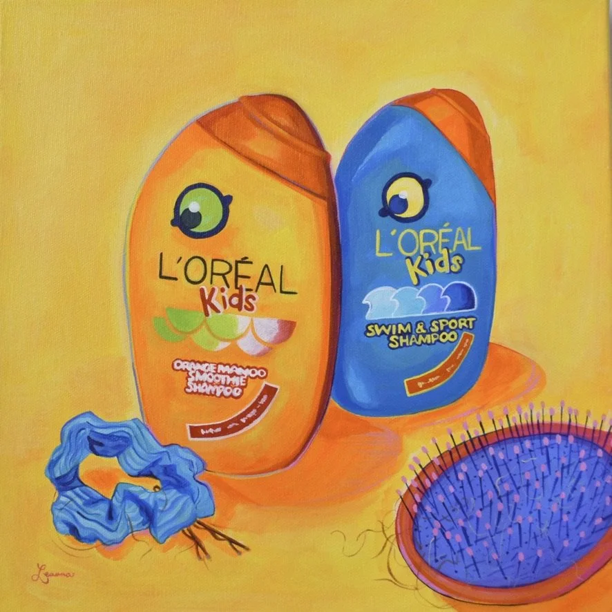 Tangled Pool Hair, 2021
Acrylic on Canvas
12 x 12 in.