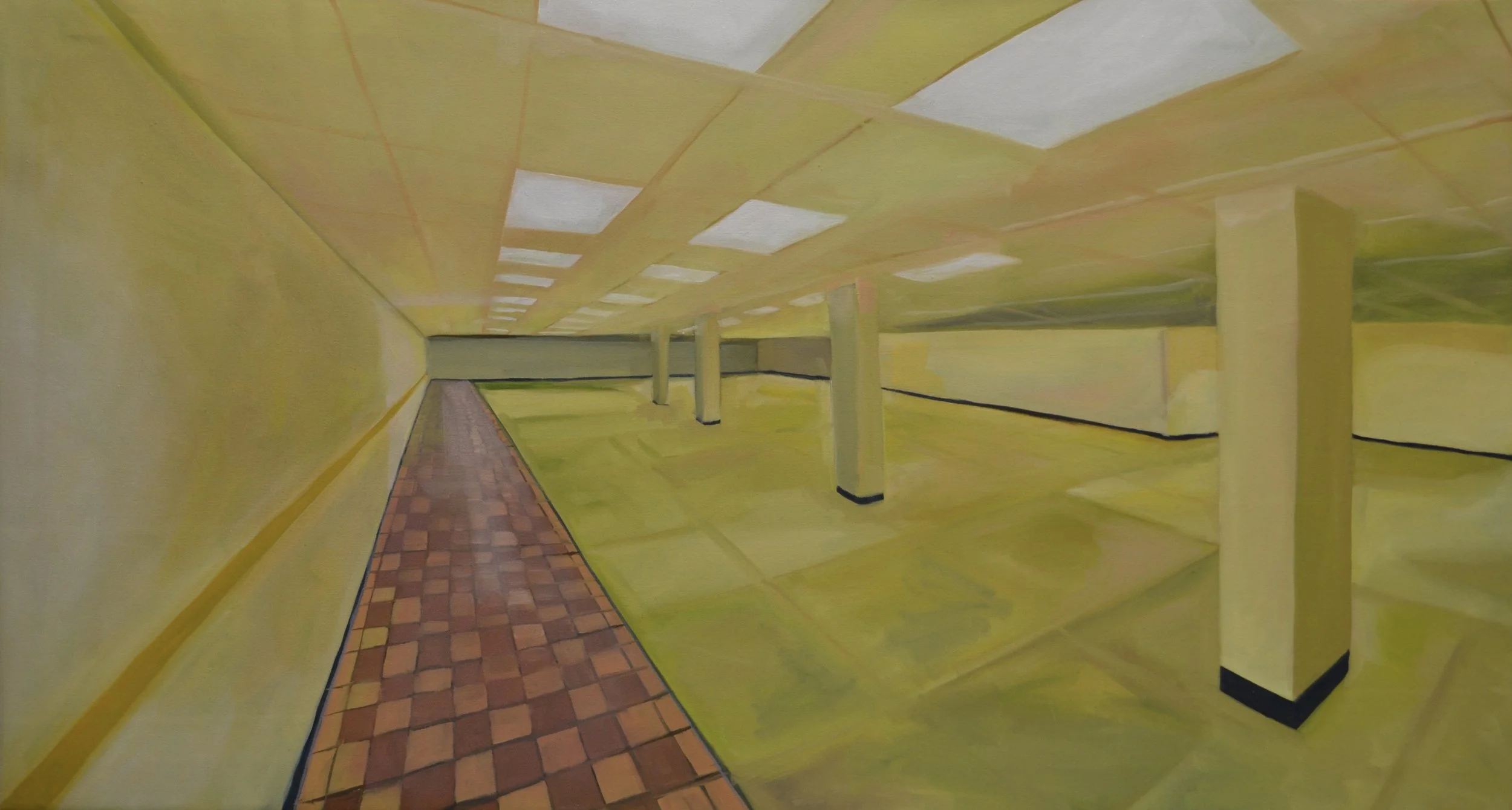 Fluorescents, 2023
Oil on Canvas
25 x 46 in.