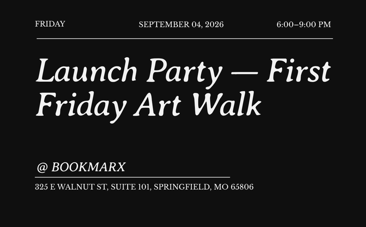 Launch Party at First Friday Art Walk