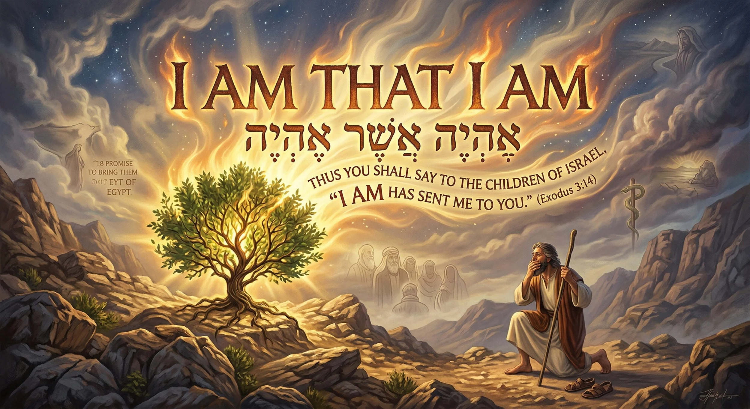 De Openbaring van de Naam: Een Alomvattend Onderzoek naar de Semantiek, Theologie en Historische Context van Exodus 3:14-21