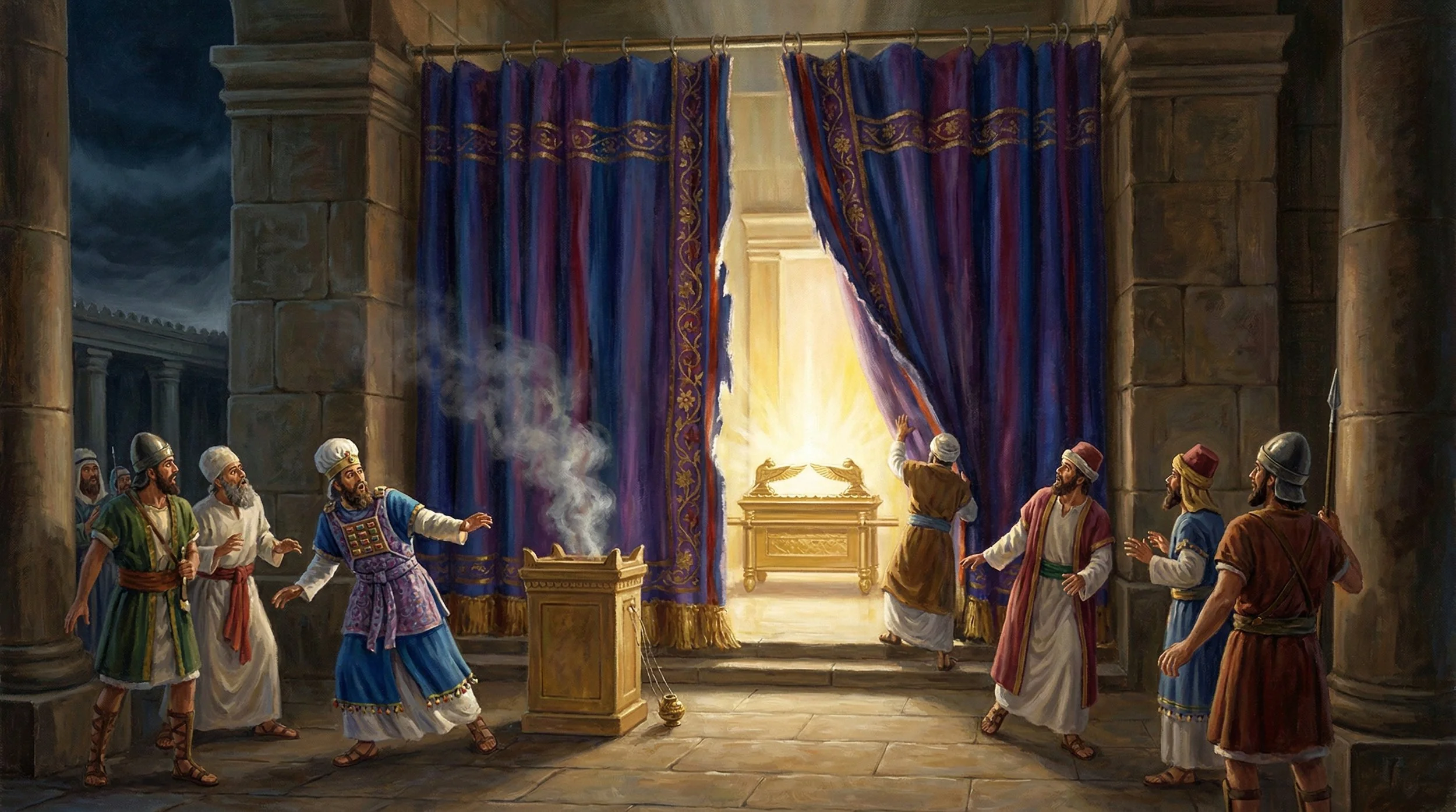 De Rissure van het Voorhangsel: Een Multidisciplinaire Analyse van de Tempeltheologie, de Architectuur van Herodes en de Kosmische Transformatie bij de Kruisiging