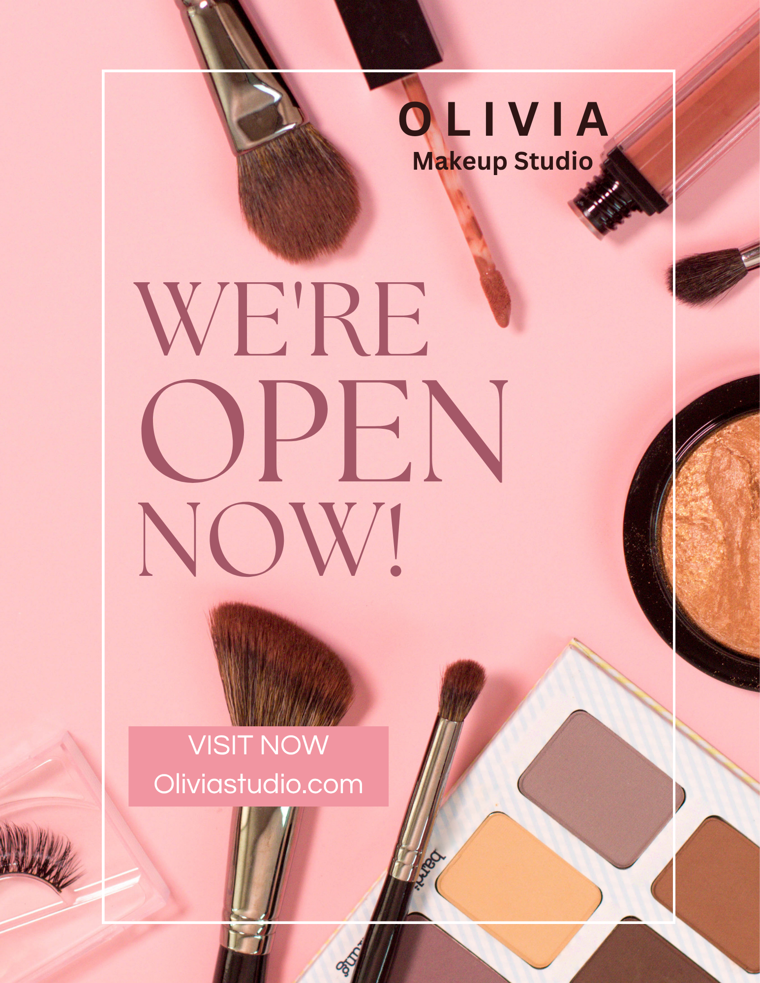 Soft Pink Feminine Open Makeup Studio Flyer Potrait.PNG