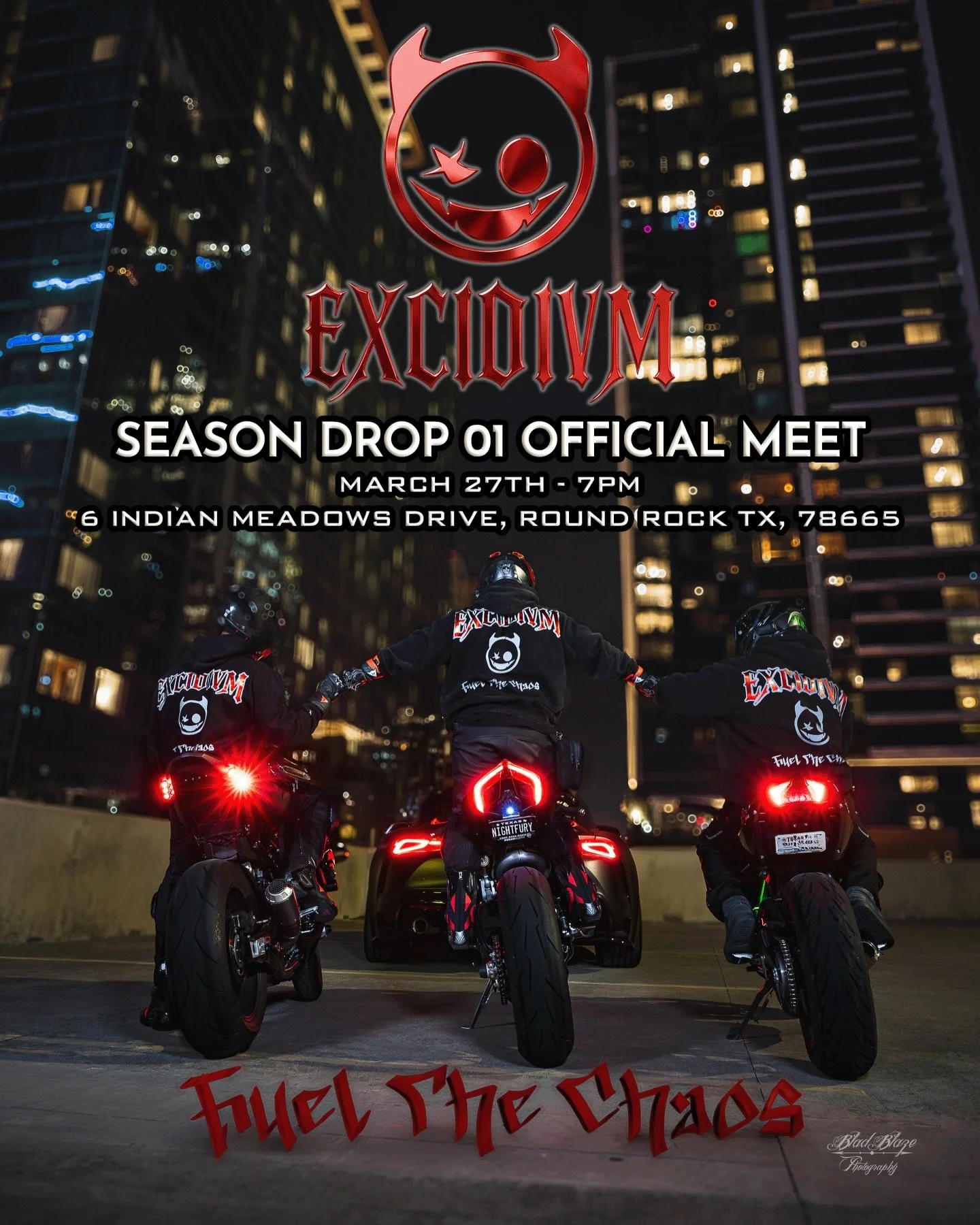 SEASON DROP 1 &mdash; OFFICIAL RELEASE

March 27th.

The night chaos takes form.

What began as an idea in the dark now steps into the light, stitched, pressed, alive.
Season Drop 1 isn&rsquo;t just apparel. It&rsquo;s a mark of those who were forged