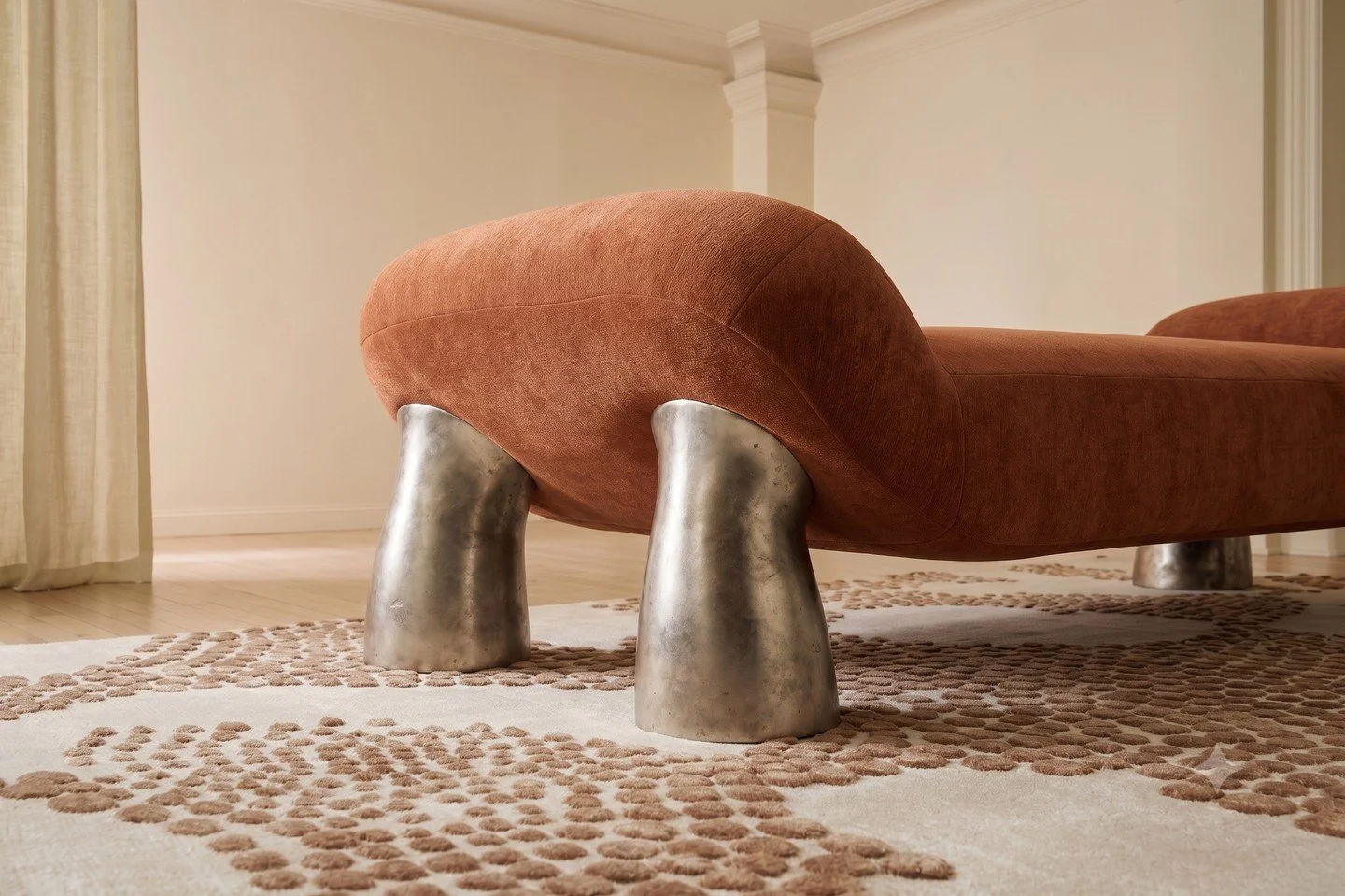 MOLT + CIRO. ⁠
⁠
Art + Loom&rsquo;s Molt Rug turns a field of dots into something biological&mdash;clusters gather, thin and dissolve across the surface, leaving pockets of negative space that make the pattern feel like it&rsquo;s shifting underfoot.