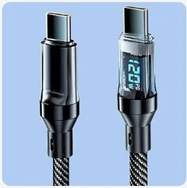 Cable USB C a USB C Alta Velocidad 120W 1,5 M