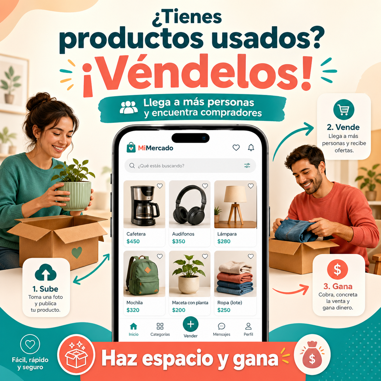 Servicio de Venta de Productos Usados - CercaClickCR