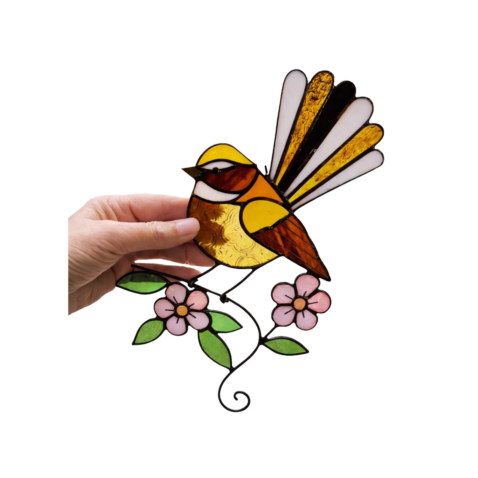Fantail & Manuka  Suncatcher