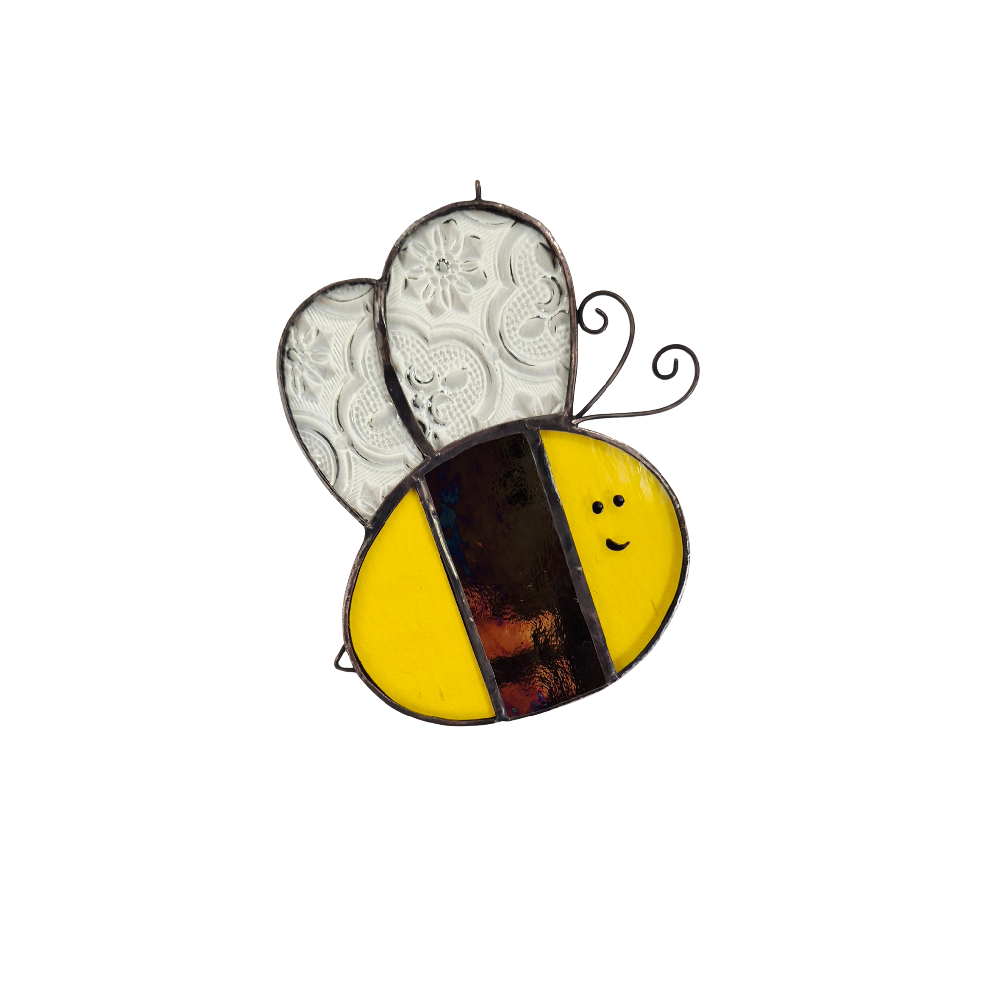 Bee Stained Glass Suncatcher