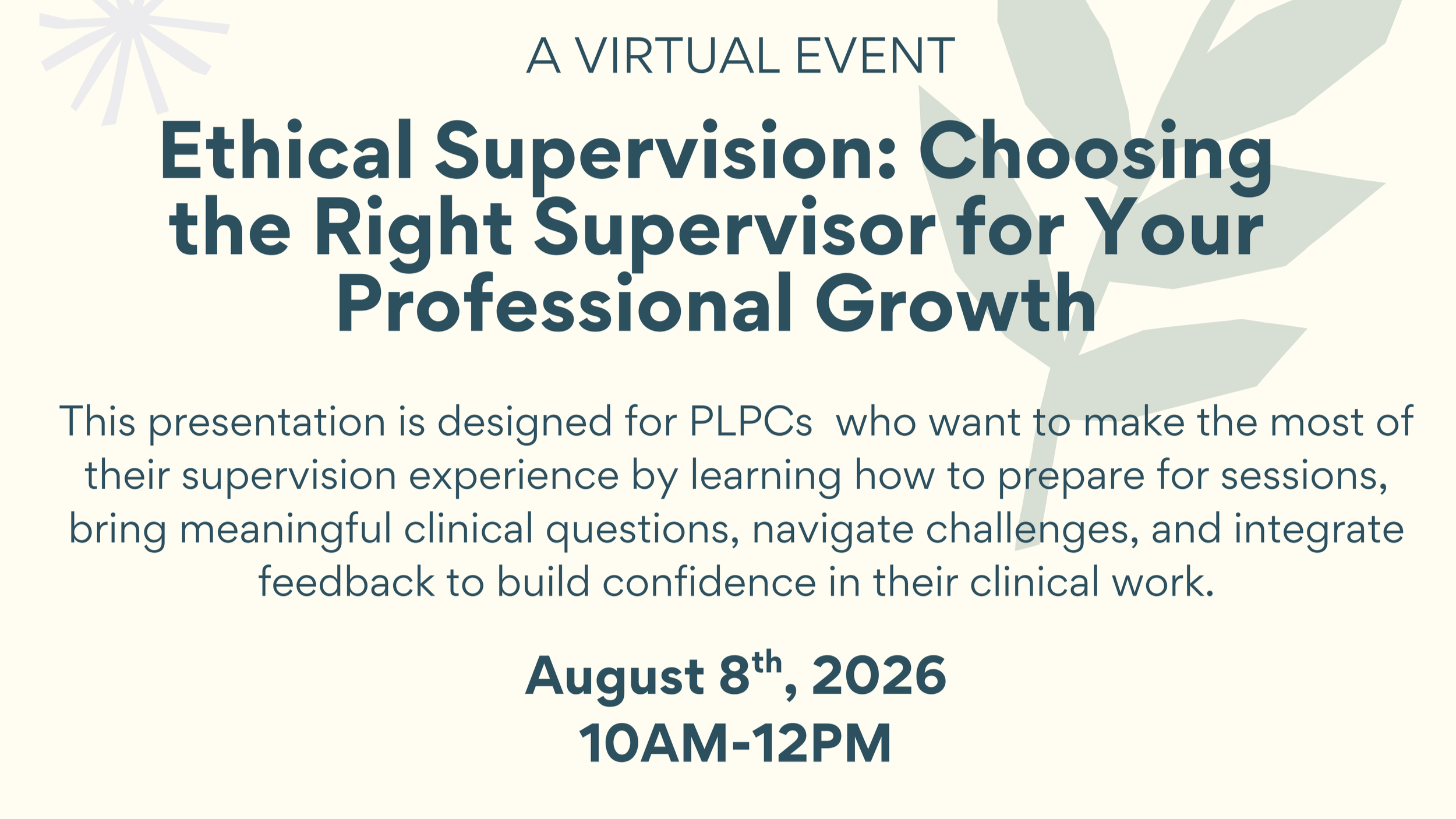 How to get the most out of supervision - Kirsten Dantin &amp; Jennifer Ladd