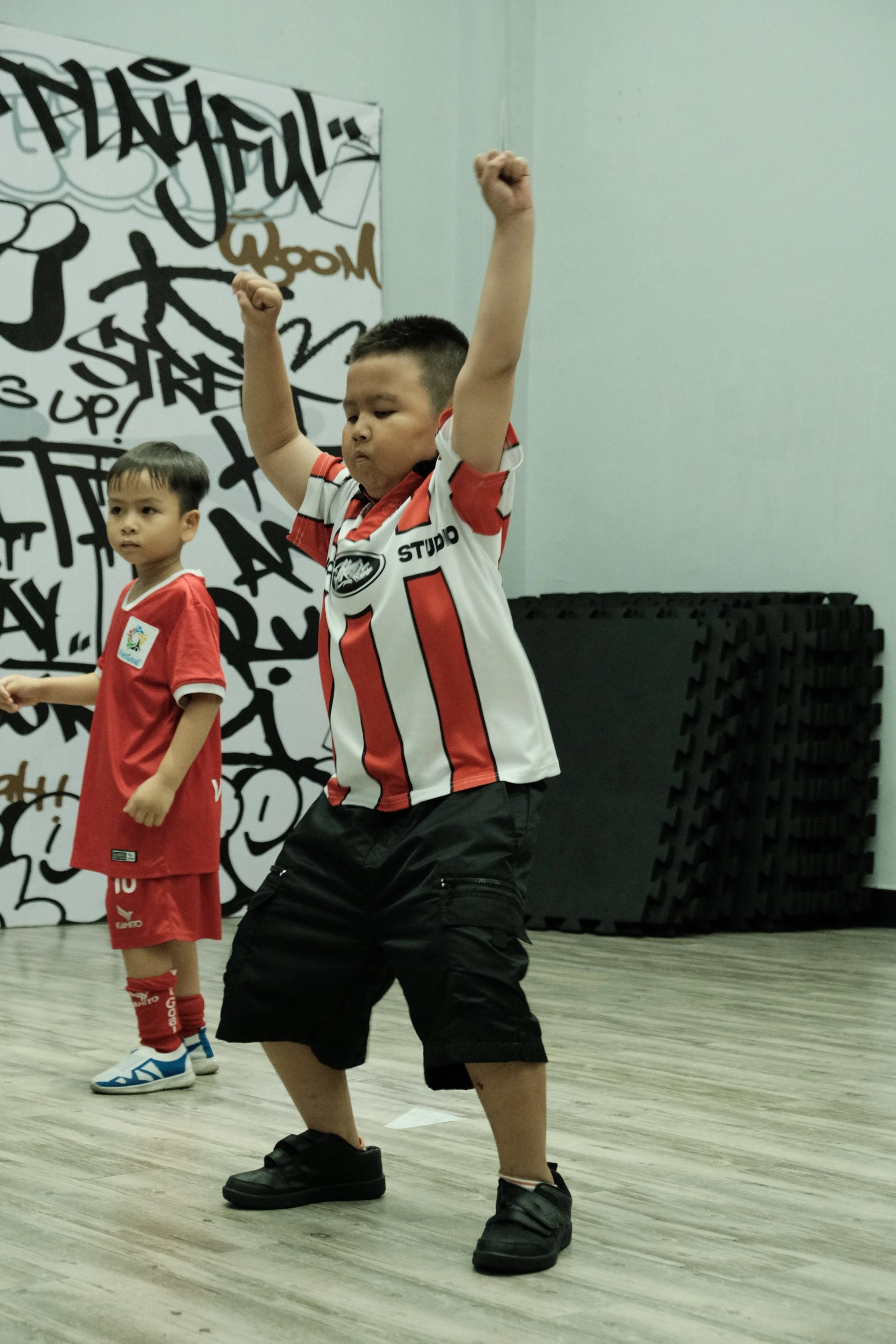 buổi học nhảy tại joker kids dance studio