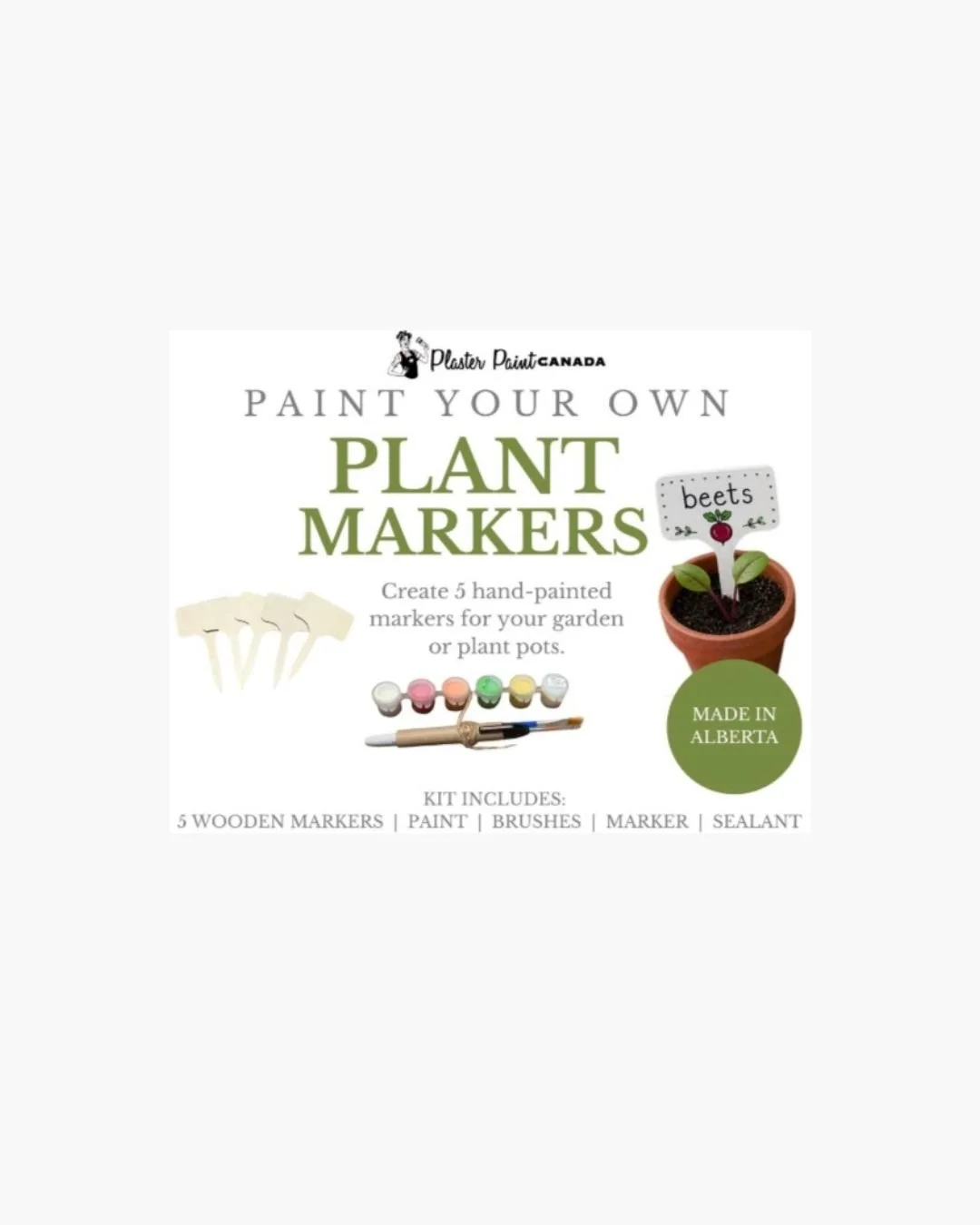 PAINT YOUR OWN - Garden Markers