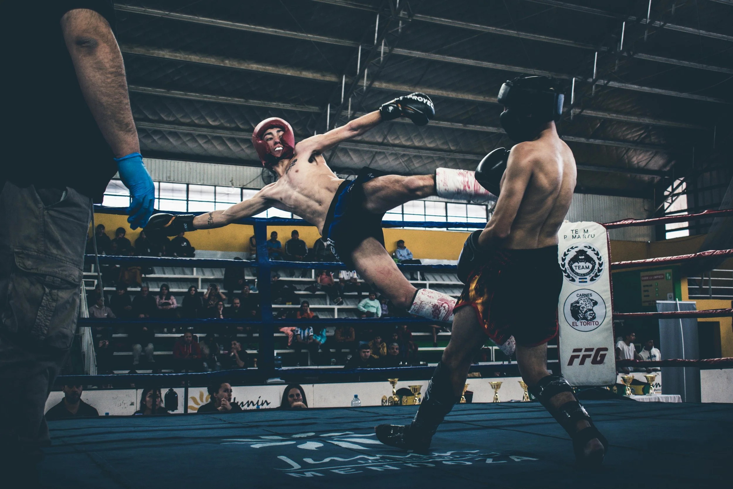 Muay Thai striking training at Australian Elite Team Northside near South Morang.