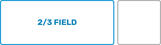 A diagram showing the parts of a baseball field, including the infield, outfield, and bases.