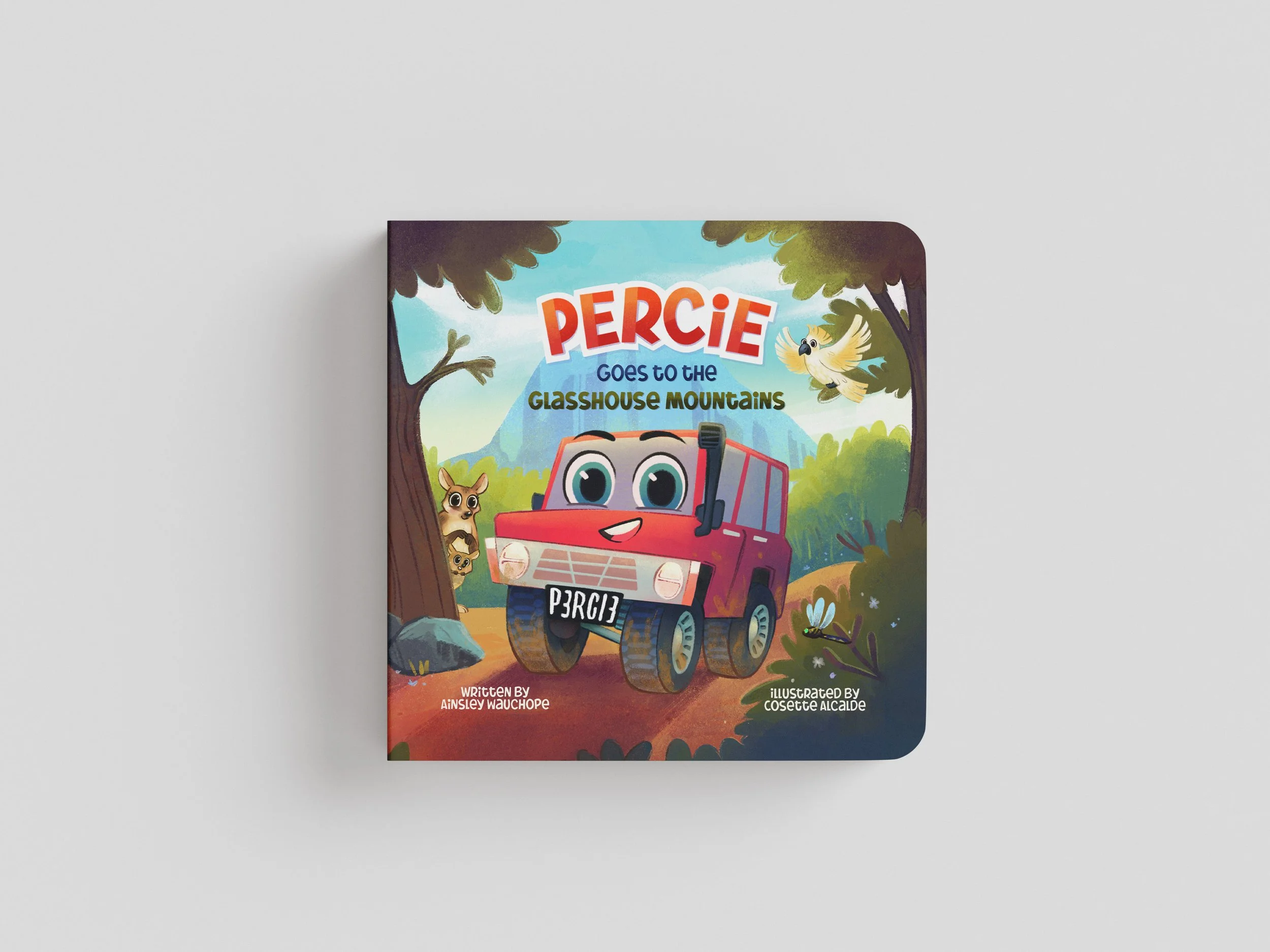 Percie Goes To The Glasshouse Mountains | Hardcover Board Book