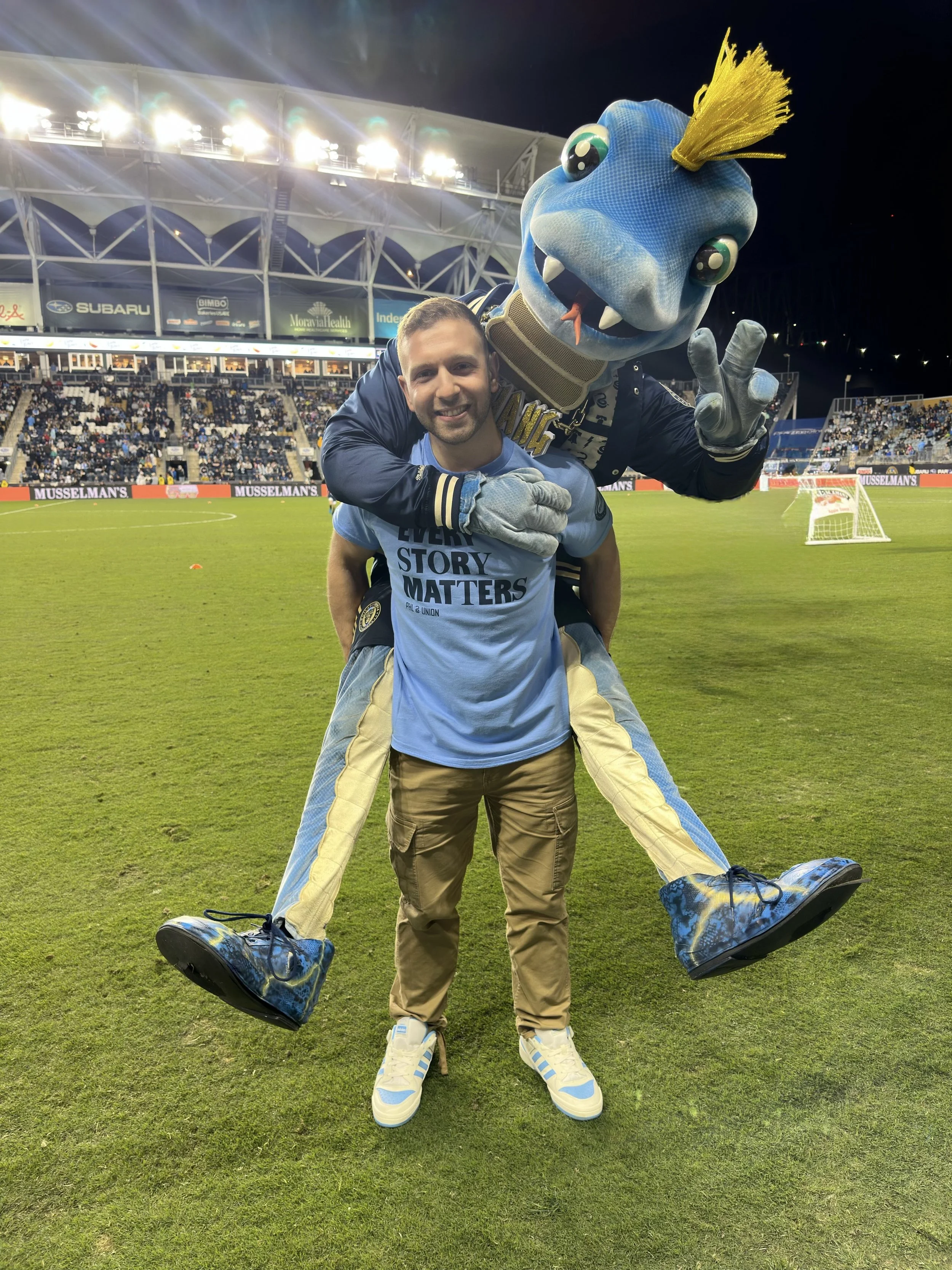 Lee and Phang (Philadelphia Union Mascot)