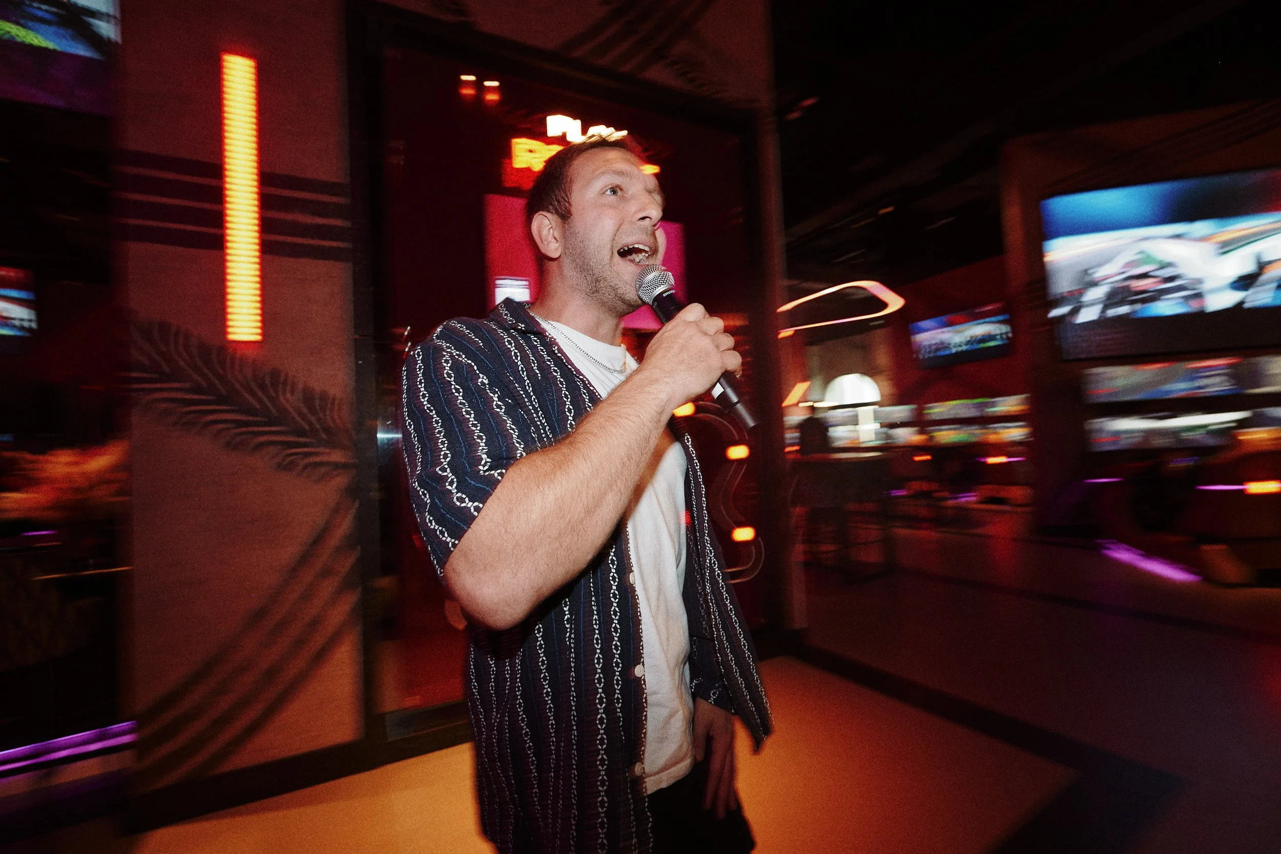 Lee hosting watch party at brand new F1 Arcade Las Vegas.