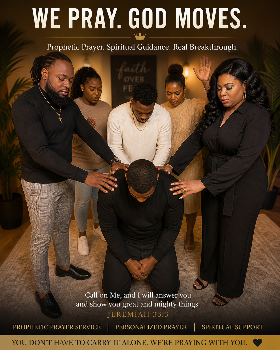 Personalized Prayer Service: You Don’t Have to Carry It Alone