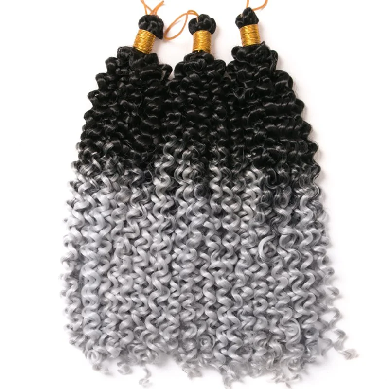 Wavy Curly Bicolor Hair Extensions
