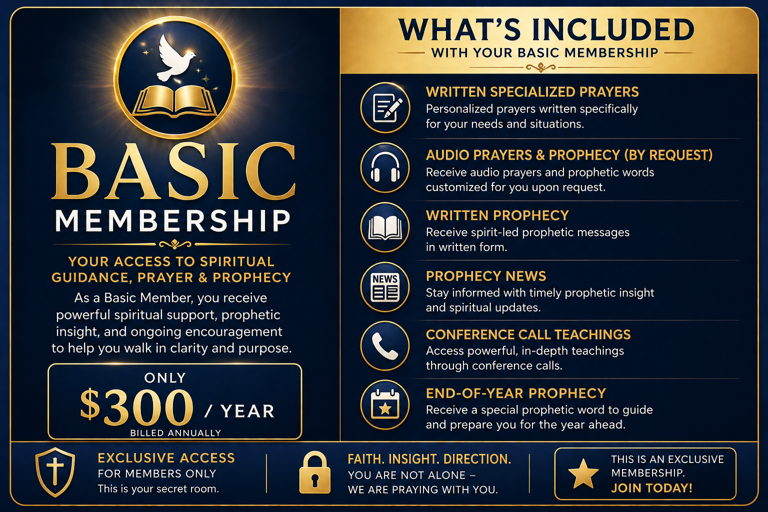 PPSR  Basic Membership $300 yearly Limited time Regular $799