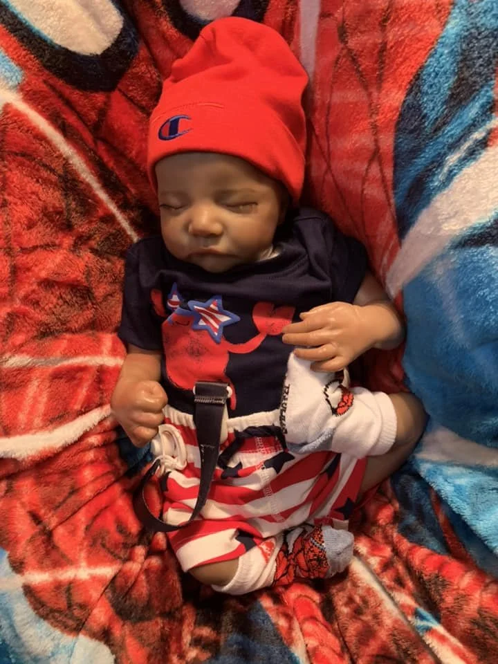 19 in Sleeping Realistic Newborn Reborn Baby Boy