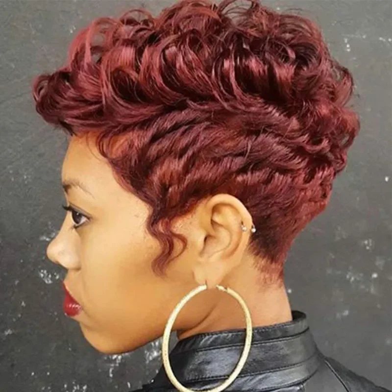 Chic Short Curly Hair Wig