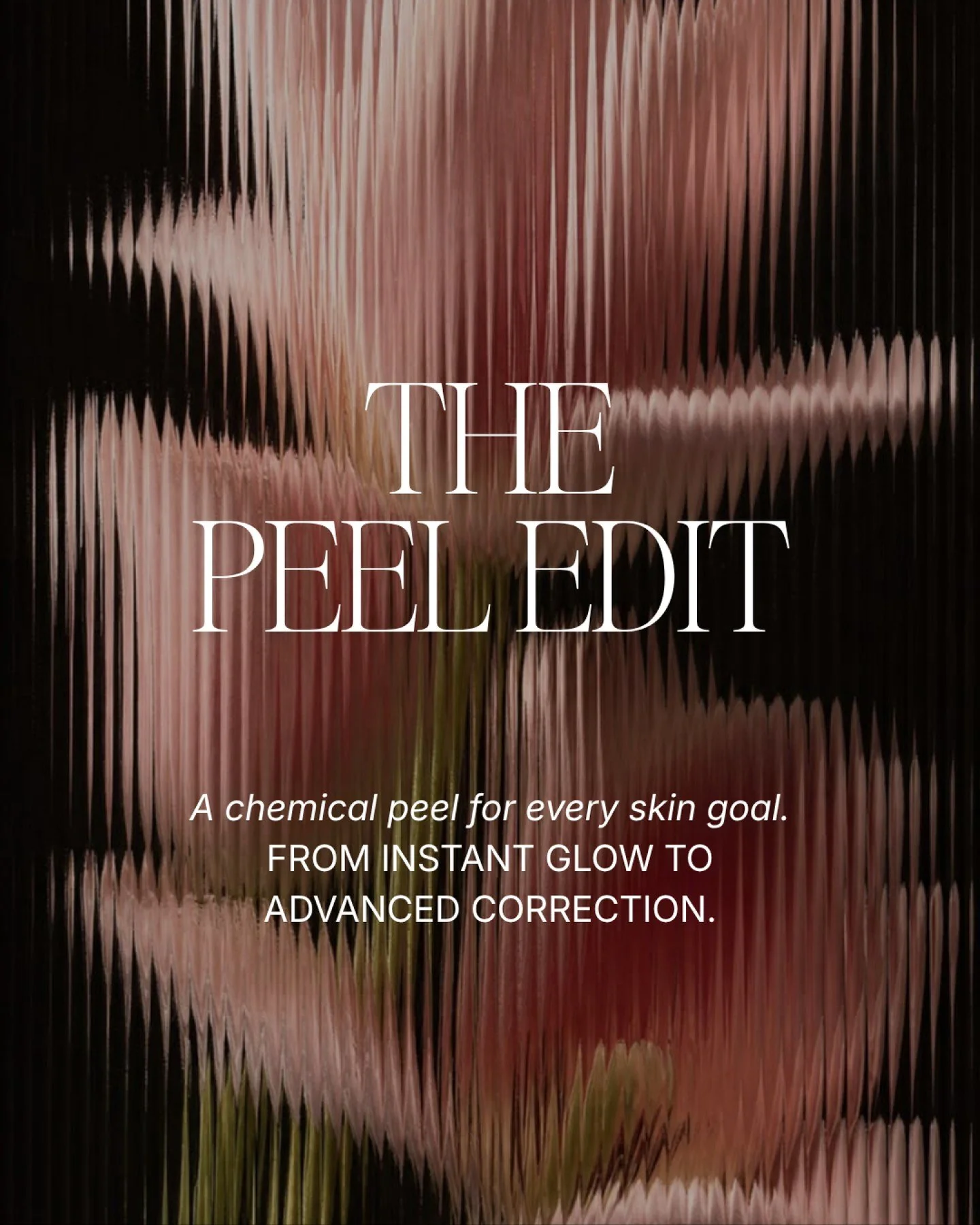 Not every chemical peel is designed to do the same thing.

Some are perfect before an event for an instant glow, while others are designed to improve acne, soften fine lines, or treat stubborn pigmentation like melasma.

At GLO Bar, we offer a curate